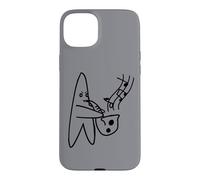 Y2K 90s Jazz Star Playing Blue Notes on Saxophone Case for iPhone 15 Plus