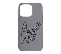 Y2K 90s Jazz Star Playing Blue Notes on Saxophone Case for iPhone 15 Pro Max