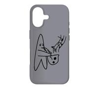 Y2K 90s Jazz Star Playing Blue Notes on Saxophone Case for iPhone 17