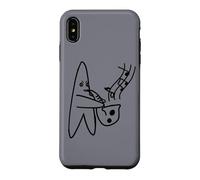 Y2K 90s Jazz Star Playing Blue Notes on Saxophone Case for iPhone XS Max