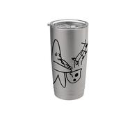 Y2K 90s Jazz Star Playing Blue Notes on Saxophone Stainless Steel Insulated Tumbler