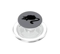 Y2K 90s Lazy Chubby Cat Tomcat Lying on Its Back PopSockets PopGrip for MagSafe