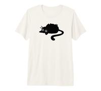 Y2K 90s Lazy Chubby Cat Tomcat Lying on Its Back Premium T-Shirt