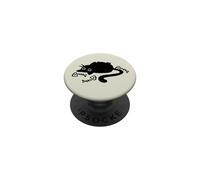 Y2K 90s Lazy Chubby Cat Tomcat on Its Back by Fish Bones PopSockets Adhesive PopGrip