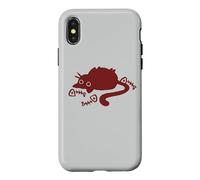Y2K 90s Lazy Chubby Tomcat Cat by Fish Bones Case for iPhone X/XS