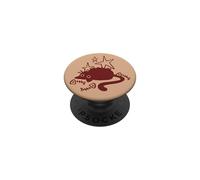 Y2K 90s Lazy Chubby Tomcat Cat by Fish Bones Stargazing PopSockets Adhesive PopGrip