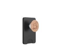 Y2K 90s Lazy Chubby Tomcat Cat Hungry After Fish PopSockets PopWallet for MagSafe