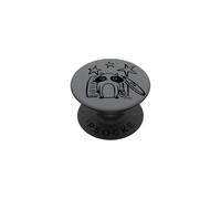 Y2K 90s Pizza Thief Cute Raccoon Beneath the Stars PopSockets Adhesive PopGrip