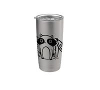 Y2K 90s Pizza Thief Cute Raccoon Stainless Steel Insulated Tumbler