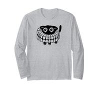 Y2K 90s Tearful Sad Cat in a Renaissance Ruff Long Sleeve T-Shirt