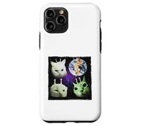 Y2k Alien UFO Cat Vintage 90s Retro Silly Cats Cat Lover Case for iPhone 11 Pro