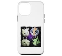 Y2k Alien UFO Cat Vintage 90s Retro Silly Cats Cat Lover Case for iPhone 12 mini