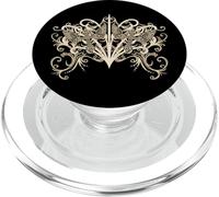 Y2K Baroque Rococo Goth Cross and Wings Grunge Alt Emo PopSockets PopGrip for MagSafe