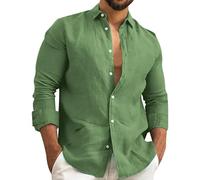 Y2k Clothes Oxford Shirts for Men Mens Shirts Unisex Twill Coat Wrinkle-Free Commute Essential Men's Hawaiian Plain Long Sleeve Shirt Summer Blouse Cotton Shurt