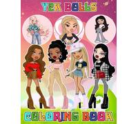 Y2K Dolls Coloring Book for Fan Teen Women Men Kid: A Jumbo Colouring for Kids Ages 4-7,8-12, Girls, and Adults | With +50 High Quality Coloring Pages | Perfect Gift For Stress Relief And Unwind