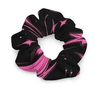 Y2K Flames Hearts Stars Hair Scrunchies for Women Elastic Hair Bands Soft Hair Ties for Styling Gift Christmas Valentine's Day