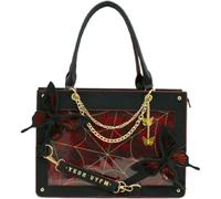 Y2K Gothic Labyrinth Butterfly Tote Bag ita crossbody bag pin display shoulder bag with anime aaccessories handbag (Night Blood Red Butterfly)