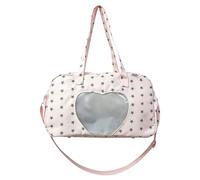 Y2K Itabag Kawaii Crossbody Bag Shoulder Collect Handbag Harajuku Style | Women Clear Window Pocket Japanese Cute Feel PU Tote Emo Grunge Gothic Comic Conventions Concerts Fan Meetings Cosplay Lolita