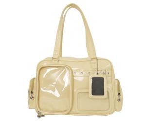 Y2K Itabag Kawaii Crossbody Bag Shoulder Collect Handbag Harajuku Style | Women Clear Window Pocket Japanese Cute Feel PU Tote Emo Grunge Gothic Comic Conventions Concerts Fan Meetings Cosplay Lolita