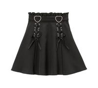 Y2K Kawaii Mini Short Goth High Waisted Ruffle A Line Skirt Fashion 2025 Boho Dresses for Women UK