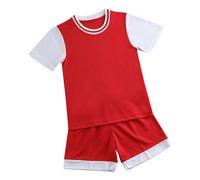 Y2k Little and Big Boys Sets Breathable Shorts+T-Shirts Summer Outfit Kids 2 Piece Dinosaur Monster Print Top Short Sleeve Crew Neck Beach Vacation Casual Suit Gifts for Girls Red