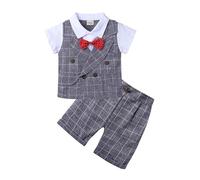 Y2k Little and Big Boys Sets Button Down Shirts Clothes Kids Shorts T-Shirt Matching Bottoms Animal Print Summer Outfits Beach Vacation Casual Suit Festival Streetwear Dark Gray