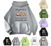 Y2k Red Hoodies for Women UK Plus Size New Cute Fashion Letter Graphic Print Kangaroo Pocket Black Hooded Sweatshirts Pullover Heated Long Sleeves Winter Christmas Essentials Red Top Clothes Sales