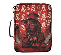 Y2k Samurai Sword Japanese Fighter Folder Organizer with Pockets 7 Pockets A4 Letter Size with Zipper Closure for Business Expanding File Folder with Labels