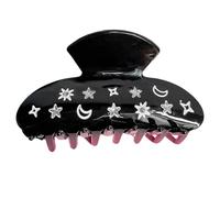 Y2K Star Moon Hair Claw Clip Glittering Claw Clips Hair Banana Barrettes NonSlip Girl Hair Clip Ponytail Clamp for Women