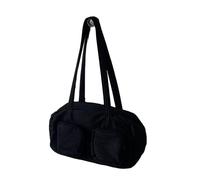 Y2k Streetwear Handbag Solid Underarm Bag Korean Shoulder Bag For Casual Showcases Personal Fashion Taste