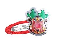 Y2k Style Christmas Pattern Hair Clip Ponytail Bangs Sweet Girl Lovely Hair Clip