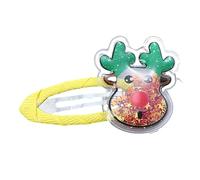 Y2k Style Christmas Pattern Hair Clip Ponytail Bangs Sweet Girl Lovely Hair Clip