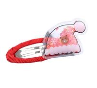 Y2k Style Christmas Pattern Hair Clip Ponytail Bangs Sweet Girl Lovely Hair Clip