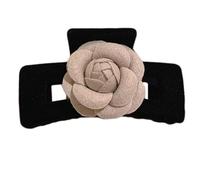 Y2K Style Hot Girl Hair Claw All-match Elegant Camellia Shape Ponytail Hair Clip