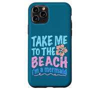Y2K Take Me to the Beach I’m a Mermaid Retro 2000s Aesthetic Case for iPhone 11 Pro