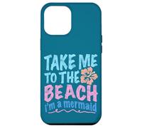 Y2K Take Me to the Beach I’m a Mermaid Retro 2000s Aesthetic Case for iPhone 12 Pro Max