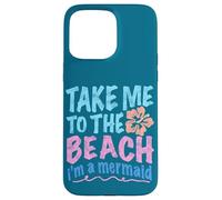Y2K Take Me to the Beach I’m a Mermaid Retro 2000s Aesthetic Case for iPhone 15 Pro Max