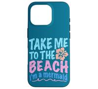 Y2K Take Me to the Beach I’m a Mermaid Retro 2000s Aesthetic Case for iPhone 16 Pro