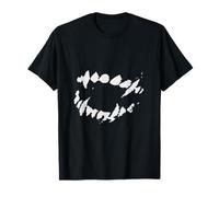Y2K Teeth - Grunge Bite Wolf Dark Streetwear Look 2000s T-Shirt