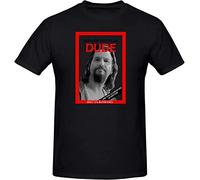 Y2K The Big Lebowski Shirt T-Shirt Tee Gift Cotton Hip Hop Black