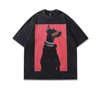 Y2K Tops Men's 90s Vintage Berserk Anime Graphic Shirts Summer Casual Tee Streetwear Harajuku Top Tshirt, K, Medium