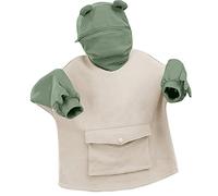 Y2k Women Cute Shark Hoodies Blue Kawaii Animal Shape Long Sleeve Tops Oversized Pocket Hooded Pullover Aesthetic Stitching Sweatshirts for Teen Girls Blouse Casual Loose New Sweatshirt Design Sales