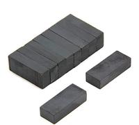 Y30BH Ferrite Magnet for Arts, Craft, Science and DIY - 25mm x 10mm x 6mm thick - 0.8kg Pull - Pack of 10