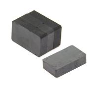 Y30BH Ferrite Magnet for Arts, Craft, Science and DIY - 40mm x 25mm x 10mm thick - 3kg Pull - Pack of 4