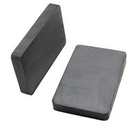Y30BH Ferrite Magnet for Arts, Crafts, Model Making, DIY and Hobbies - 75mm x 50mm x 10mm thick - 4.5kg Pull - Pack of 2