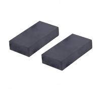 Y30BH Ferrite Magnet for Arts, Crafts, Model Making, DIY, Hobbies, Office, and Home - 50mm x 25mm x 10mm thick - 3kg Pull - Pack of 40