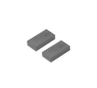 Y30Bh Ferrite Magnet For Arts, Crafts, Model Making, Hobbies, Office & Home - 50mm X 25mm X 10mm Thick - 3.6Kg Pull - Pack Of 2