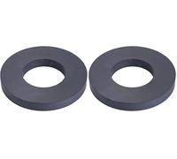 Y30BH Ferrite Ring Magnet for Arts, Crafts, Model Making, DIY and Hobbies - 100mm O.D. x 50mm I.D. x 12mm thick - 9kg Pull (Pack of 2)