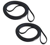 Y312959 WPY312959 312959 Dryer Tumbler and Motor Belt Replacement Part by BlueStars - Exact Fit for Whirlpool Maytag JennAir Dryers - Replaces 314774 WPY312959VP PS11757542 AP6024192 - Pack of 2