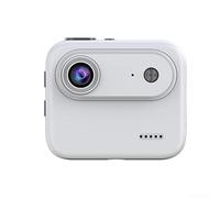 Y360 Action Camera 4K Resolution with Flip-Out Display and Chest Mount Support for Everyday Vlogging, Group Activities, and Solo Adventures (White 32G)